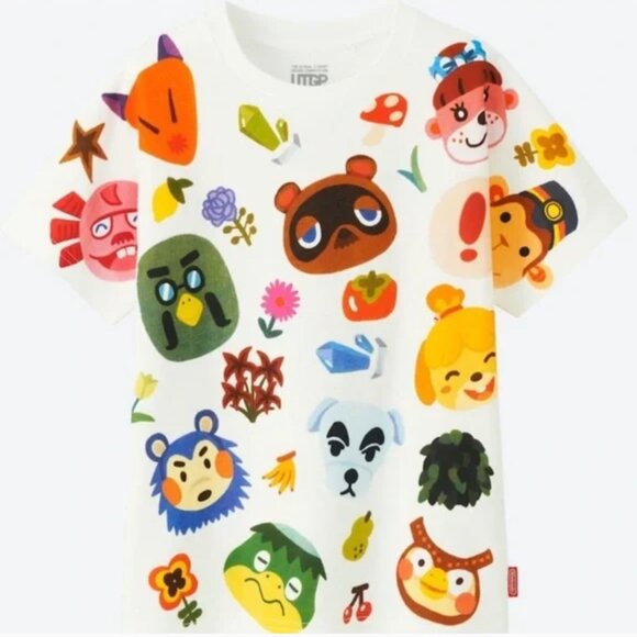 UNIQLO & NINTENDO KIDS UTGP SHORT-SLEEVED SHIRT 3 - Picture 1 of 1